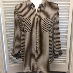 Christopher and Banks striped blouse